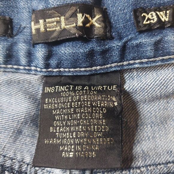 Helix Men's Jeans Size 29x30 Medium Wash Relaxed Fit Straight Leg - Picture 15 of 16